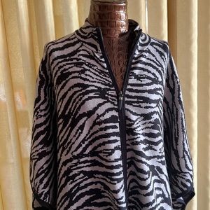 Christian Siriano Zippered Poncho